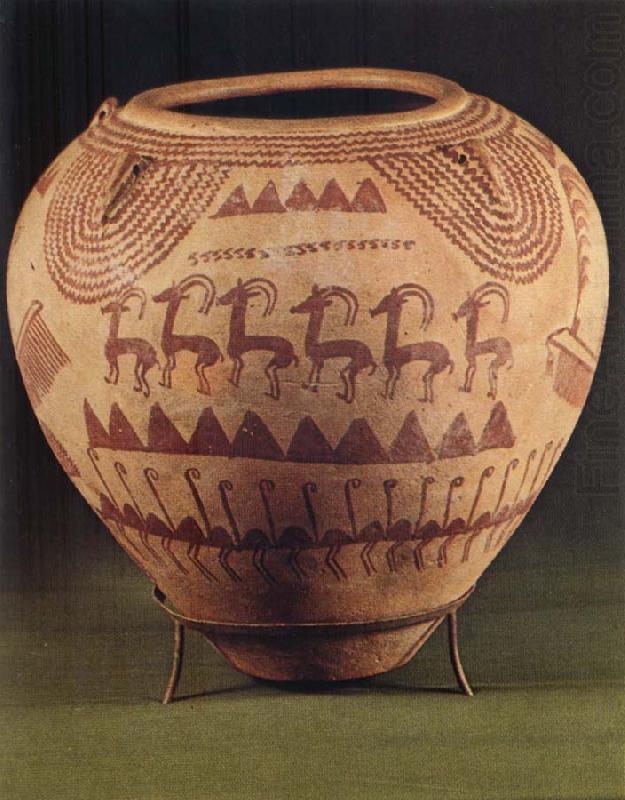 Grerzean jar with red figures, unknow artist